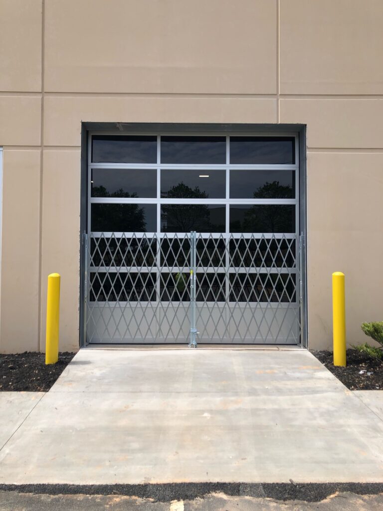 glass industrial door